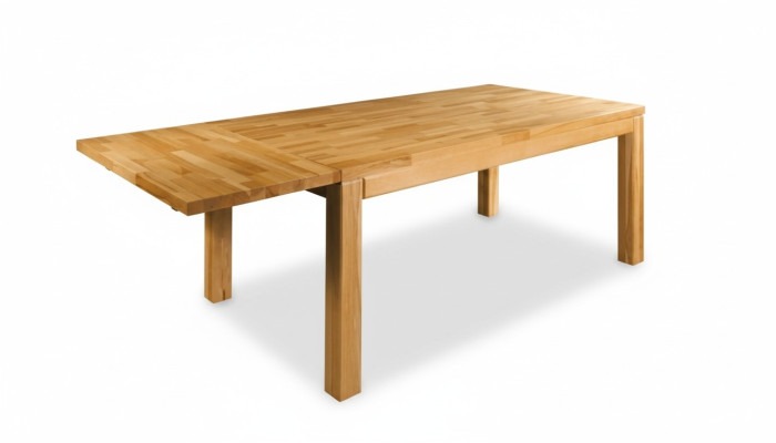 Table à manger Table solide Tables en bois massif Chêne Salle à manger Solide 180x90cm Fabriqué en UE