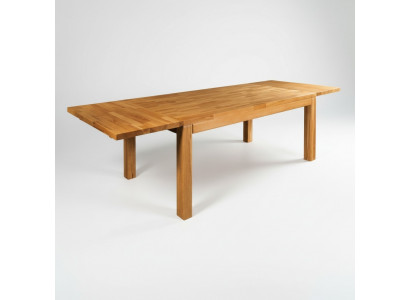 Table à manger Table extensible Table en bois fait main Bois massif neuf 180x200cm