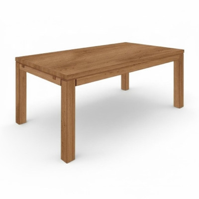 Table en bois Tables 200x100cm Tables à manger en bois Table de conférence en bois massif Chêne véritable neuf