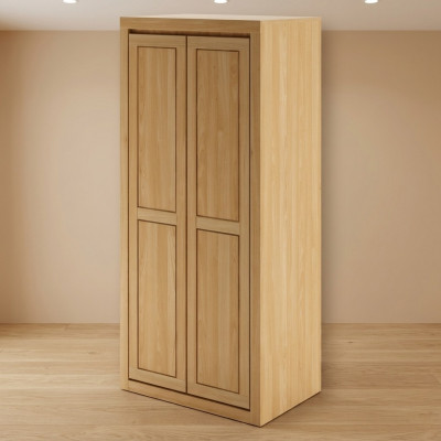 Armoires en bois Placards Armoires à vêtements de chambre en bois massif neuf