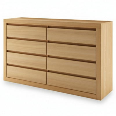 Commode de tiroirs xxl en bois massif Armoire en chêne Bois massif Commodes Buffet neuf