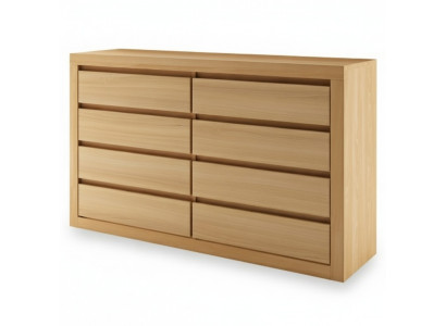 Commode de tiroirs xxl en bois massif Armoire en chêne Bois massif Commodes Buffet neuf