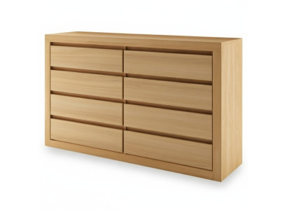 Commode de tiroirs xxl en bois massif Armoire en chêne Bois massif Commodes Buffet neuf