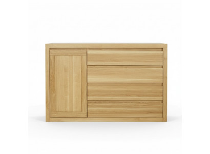 Bahut Commode Bois massif Armoires Bois massif 140x90cm Commodes Armoire Chêne
