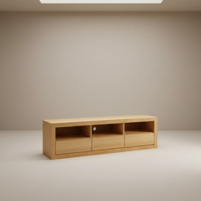 Meuble de télévision en bois Buffet Commode Bahuts Salle de séjour Commodes Meubles massifs 180cm