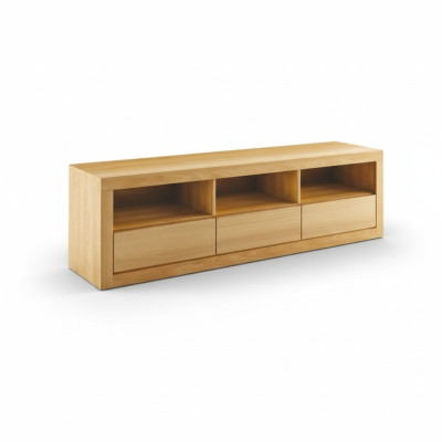 Meuble de télévision en bois Buffet Commode Bahuts Salle de séjour Commodes Meubles massifs 180cm