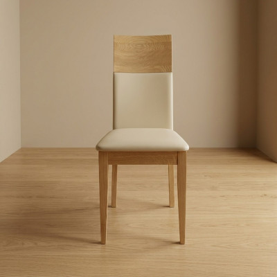 Chaise de salle à manger 1 place Fauteuil en bois de luxe fait main Chaise de salle à manger