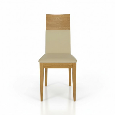 Chaise de salle à manger 1 place Fauteuil en bois de luxe fait main Chaise de salle à manger