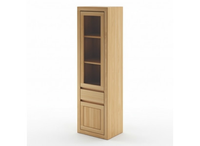 Vitrine en bois véritable Grande armoire vitrine en verre Meubles massifs en bois Armoires en bois massif neufs