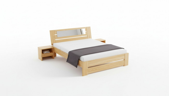 Lit en bois Véritable lits en bois Chambre Hôtel 180x200 Style Meubles massifs