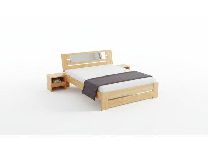 Lit en bois Véritable lits en bois Chambre Hôtel 180x200 Style Meubles massifs