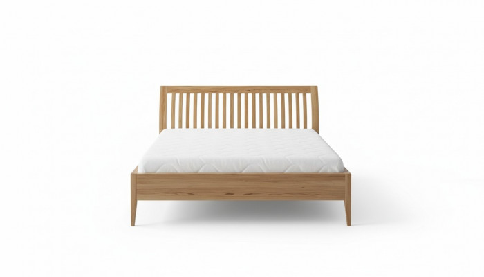 Lit double classique en bois de style baroque "Classic s Bed" 180x200 cm pour hôtel, chambre à coucher.