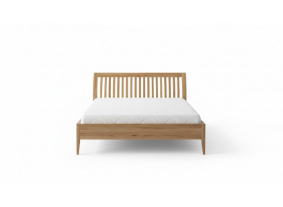 Lit double classique en bois de style baroque "Classic s Bed" 180x200 cm pour hôtel, chambre à coucher.
