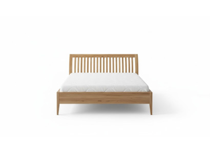 Lit double classique en bois de style baroque "Classic s Bed" 180x200 cm pour hôtel, chambre à coucher.