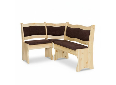 Coin banc en pin massif Bois massif Salle à manger Maison de campagne Coins de banc artisanaux neufs