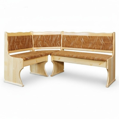 Coin banc banc en bois banc solide bancs coin repas cuisine siège d'angle Bois massif Meubles en bois neufs