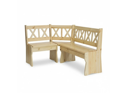Coin banc banc en bois banc solide bancs Coin repas Cuisine zone à manger Bois massif Meubles en bois nouveau coin repas