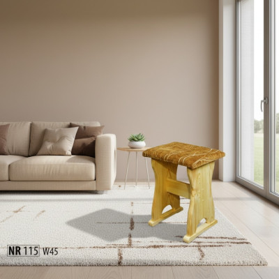 Tabouret tabouret en bois tabouret en bois pin massif neuf Banc artisanal neuf