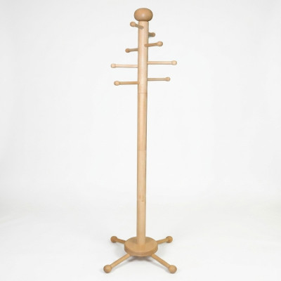 Porte-vestiaire en bois Porte-vestiaire design Portemanteau avec 8 crochets