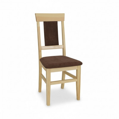 Chaise de salle à manger Chaise de cuisine Chaise rembourrée Chaise en bois massif Bois de pin fait main