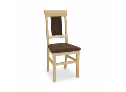 Chaise de salle à manger Chaise de cuisine Chaise rembourrée Chaise en bois massif Bois de pin fait main