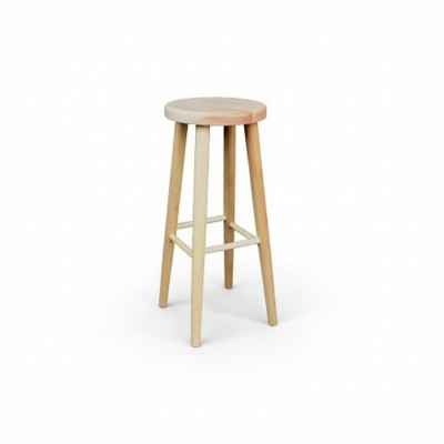 Tabouret de bar Chaise de bar Mobilier de bar Tabouret rond Tabouret en bois Tabouret en bois massif