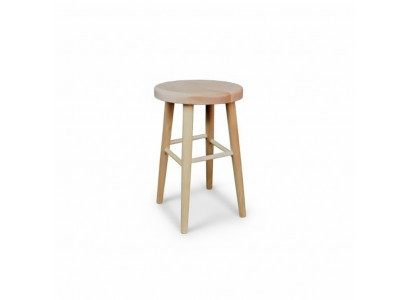Tabouret Tabouret Haut Tabouret en bois Bois massif Tabouret rond Repose-pieds Chaises