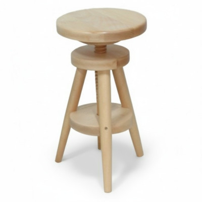 Tabouret pivotant Tabouret de bar en bois Siège réglable en hauteur Tabouret de travail nouveau
