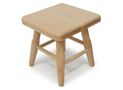 Tabouret Tabouret en bois Chaise en hêtre massif Tabouret en bois massif neuf