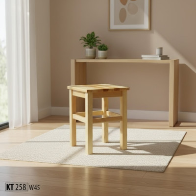 Tabouret en bois massif Tabouret en bois véritable Tabouret en bois Siège de chaise Banc neuf nouveau Banc de siège