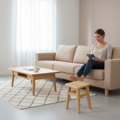 siège de tabouret en bois, bois massif, chaise en bois réel, tabouret en bois, chaise en bois