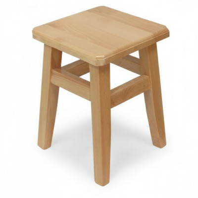 siège de tabouret en bois, bois massif, chaise en bois réel, tabouret en bois, chaise en bois