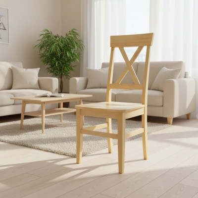Chaise de salle à manger Chaise en bois massif Fauteuil Chaise Chaises Meubles massifs Bois Artisanat