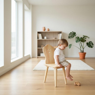 Chaise en pin en bois massif Chaise d'hôtel Chaises de salle à manger Chaise de cuisine Meubles en bois massif