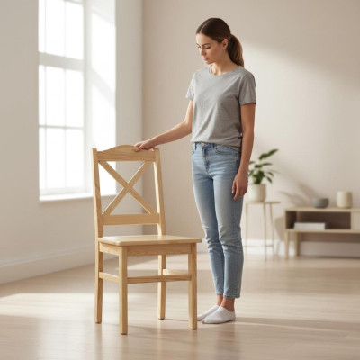 Chaises de salle à manger Chaise de cuisine Chaises de bureau Chaises de salon en bois massif Fauteuil inclinable Meubles