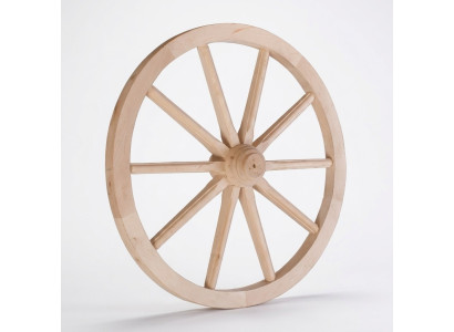 Roue en bois Dekorad Ø 60 cm roue à rayons roue de chariot décoration de jardin décoration de magasin décoration nouvelle