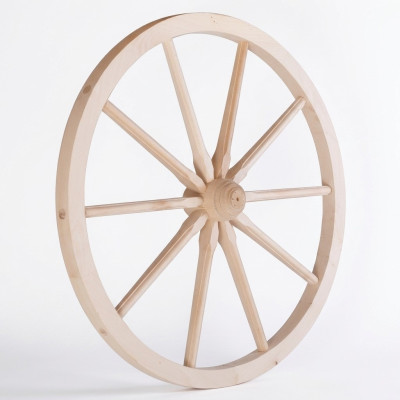 Roue de chariot roue en bois roue à rayons 80 cm décoration murale cheval rat décoration jardin nouveau