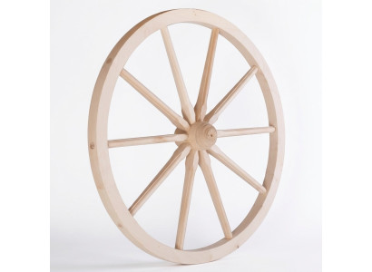 Roue de chariot roue en bois roue à rayons 80 cm décoration murale cheval rat décoration jardin nouveau