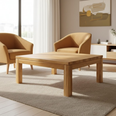 Table basse table d'appoint en bois massif chêne 100x70cm nouvelles tables