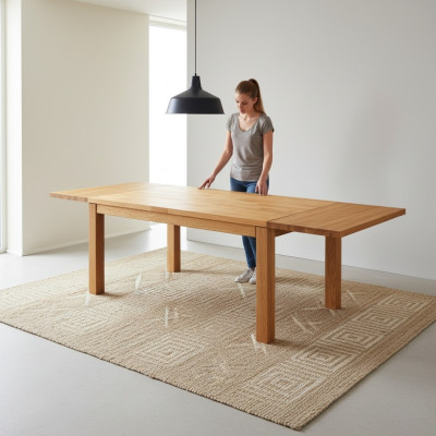 Table Table à manger Bois massif Table en bois Tables Salle à manger 160x80cm Bois massif neuf