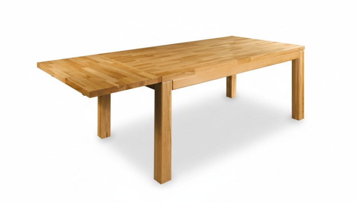 Salle à manger - Table de salon en bois massif Table de salle à manger Table en bois Table de réunion neuve