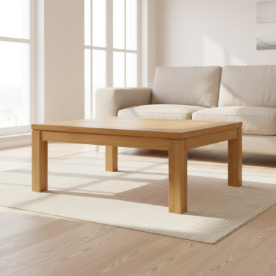 Table d'appoint Table basse en bois massif Chêne 100x70cm Nouvelles tables
