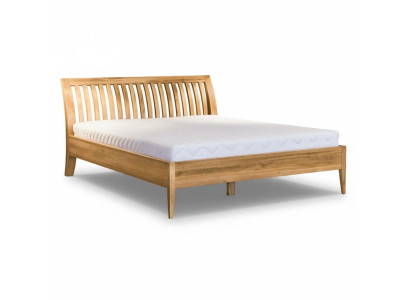 Lit en bois massif Double Lits de mariage Hêtre Meubles de chambre en bois 160x200cm neuf