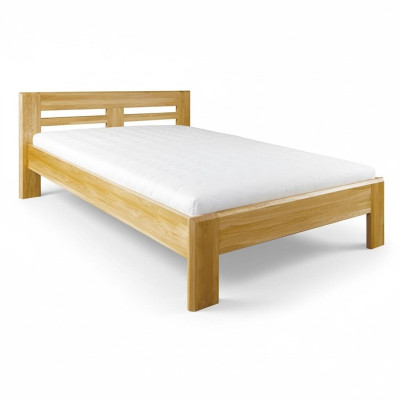 Lits Lit en bois Lit en vrai bois Style de design d'hôtel Solide 140x200 Chambre