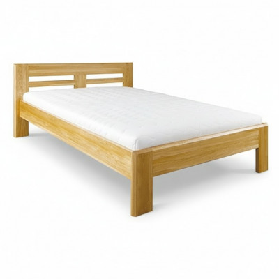 Lits Lit en bois Lit en vrai bois Style de design d'hôtel Solide 120x200 Chambre