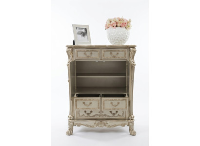 Buffet Buffet Commode Véritable artisanat Bois Baroque Rococo Buffet Commode