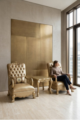 Fauteuil Design Canapé Sofa Relax Tissu Lounge Luxe TV Club Tapisserie