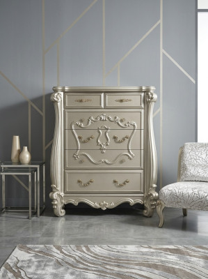 Classique Baroque Style Antique Commode Commodes en bois massif