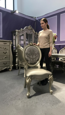 Fauteuil rembourré fauteuil de luxe chaise chaises salon salle à manger fauteuil