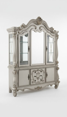 Vitrines Bar en verre Armoire de maison Baroque Armoires Étagère murale en bois Vitrine